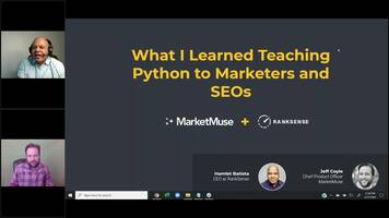 What I Learned from Teaching Python to Marketers and SEOs