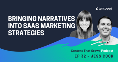 Bringing Narratives into SaaS Marketing Strategies Featuring Jess Cook of LASSO