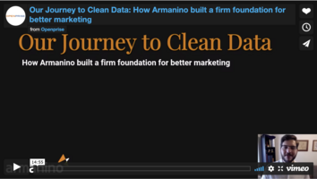 Our Journey to Clean Data: How Armanino built a firm foundation for better marketing