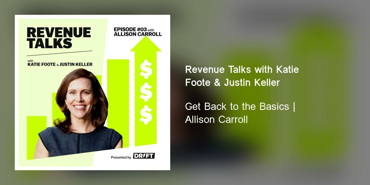 Get Back to the Basics | Allison Carroll