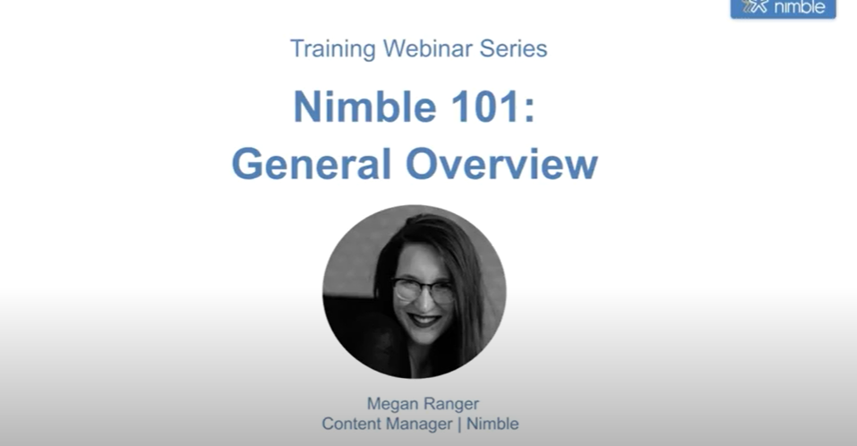 Nimble 101: General Overview