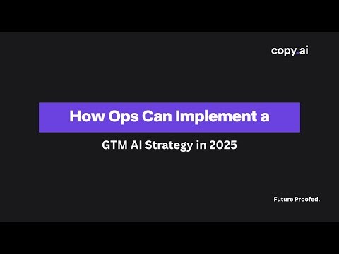 How Ops Can Implement a GTM AI Strategy in 2025