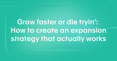 Grow faster or die tryin': How to create an expansion strategy that actually works