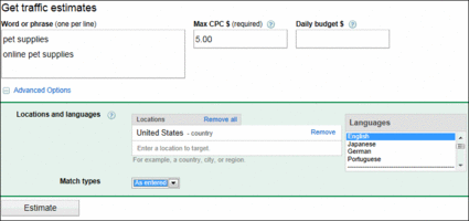Quick Guide to Google AdWords Traffic Estimator: How to Estimate Traffic With Google