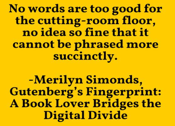 Insights From The Cutting-Room Floor