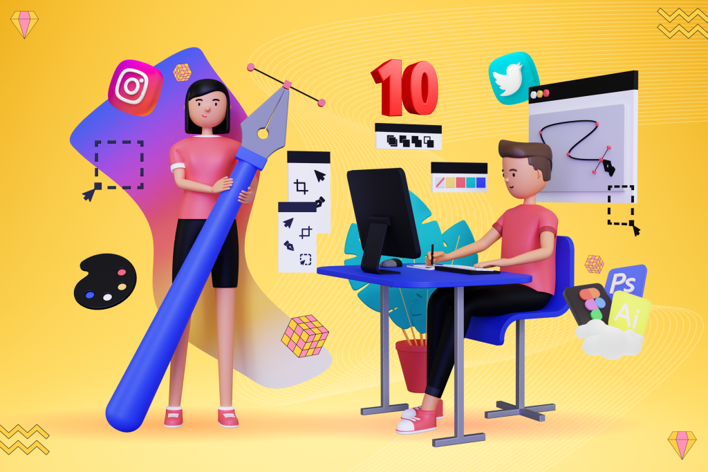 10 best graphic design tools for social media graphics (free & paid) - The Crowdfire blog