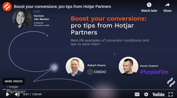 Boost Your Conversions: Pro Tips from Hotjar Partners