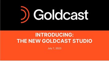 Introducing The New Goldcast Studio   Goldcast