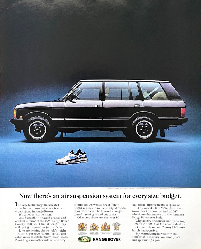 Vintage Range Rover ad - Swipe File