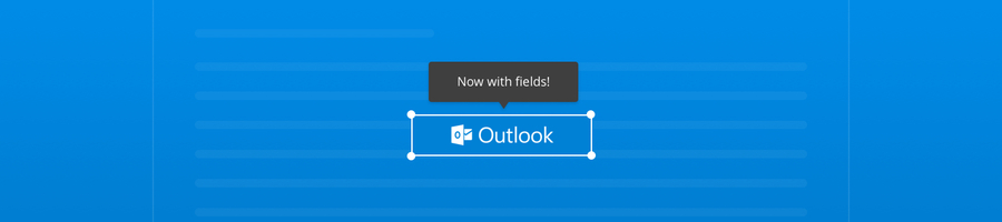 Introducing templates and document fields for Outlook