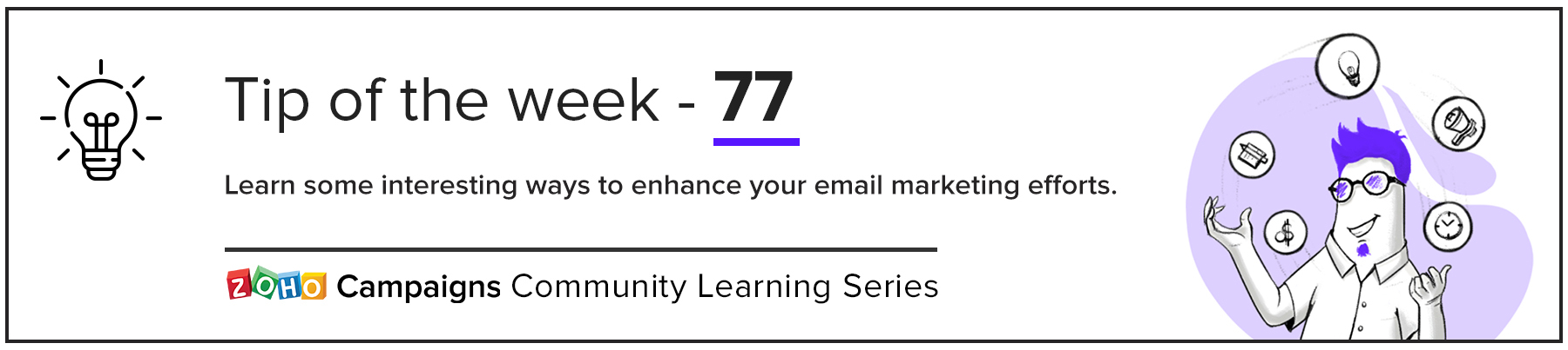 Tip of the week 77- Efficient use of time in email marketing