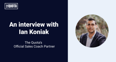 An interview with Ian Koniak, the former #1 AE at Salesforce and our preferred sales training partner