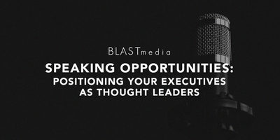 How Speaking Opportunities Can Help Build Thought Leadership