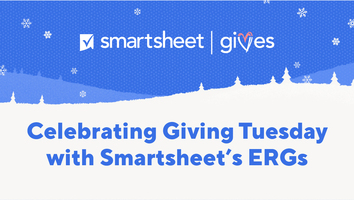 Celebrating Giving Tuesday with Smartsheet's ERGs