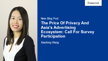 The Price Of Privacy And Asia's Advertising Ecosystem: Call For Survey Participation