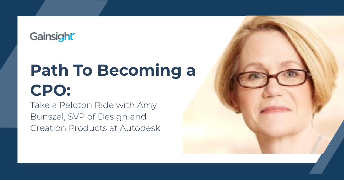 Take a Peloton Ride with Amy Bunszel, SVP of Design and Creation Products at Autodesk | Customer Success and Product Experience Software | Gainsight