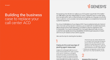 Building the business case to replace your call center ACD