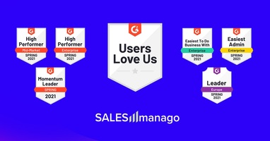 "Users love us" – SALESmanago once again named High Performer in the Enterprise segment in the Marketing Automation category in the latest G2 Crowd Report.  |  SALESmanago – AI Customer Data Platform with Omnichannel Execution