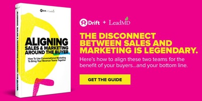 Aligning Sales & Marketing Around The Buyer Should Be Your Primary Focus for 2020. Here's Why & How To Do It With Conversational Marketing.