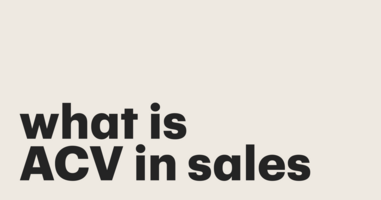 A definitive guide to how to calculate sales ACV, the difference between ACV & ARR, plus examples