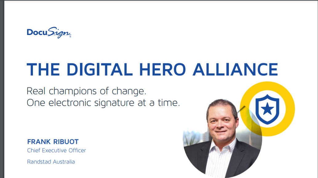 Digital Heroes_Real champions of change. One electronic signature at a time.