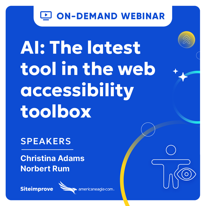 AI: The latest tool in the web accessibility toolbox