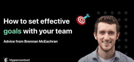 How to set effective goals with your team