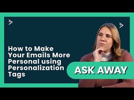 How to Make Your Emails More Personal using Personalization Tags
