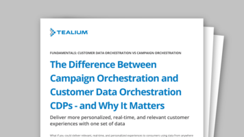 Customer Data Orchestration vs Campaign Orchestration Customer Data Platforms