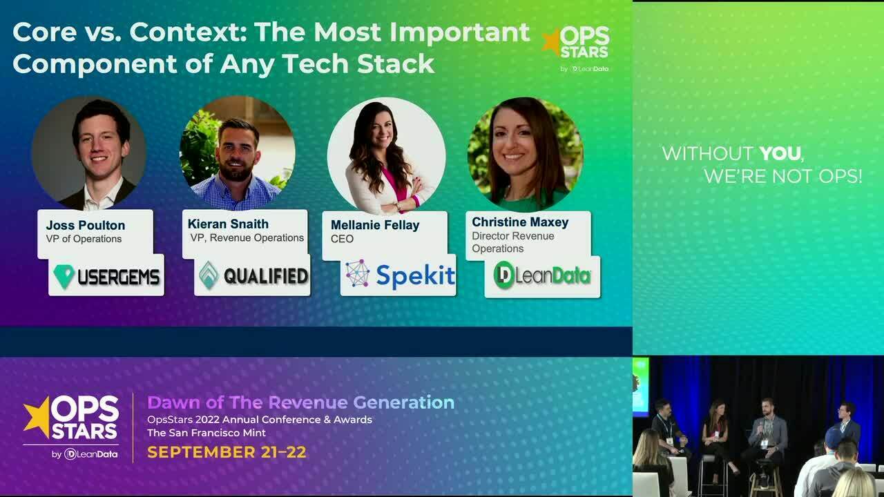 [Panel] Core vs Context: The Most Important Components of Any Tech Stack - LeanData