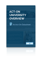 Act-On University Overview