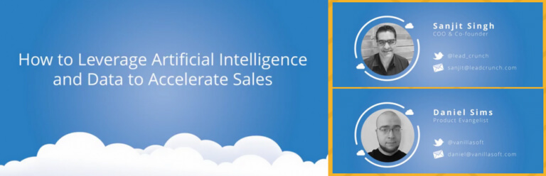 Webinar Recap: Leverage Artificial Intelligence & Data to Accelerate Sales