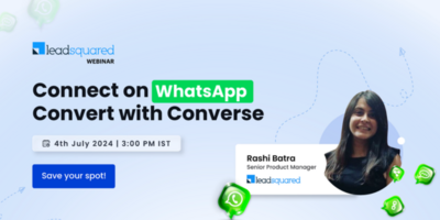 Connect on WhatsApp, Convert with Converse
