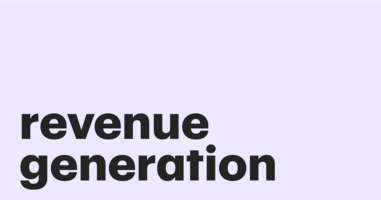 Revenue generation and strategies to boost your business