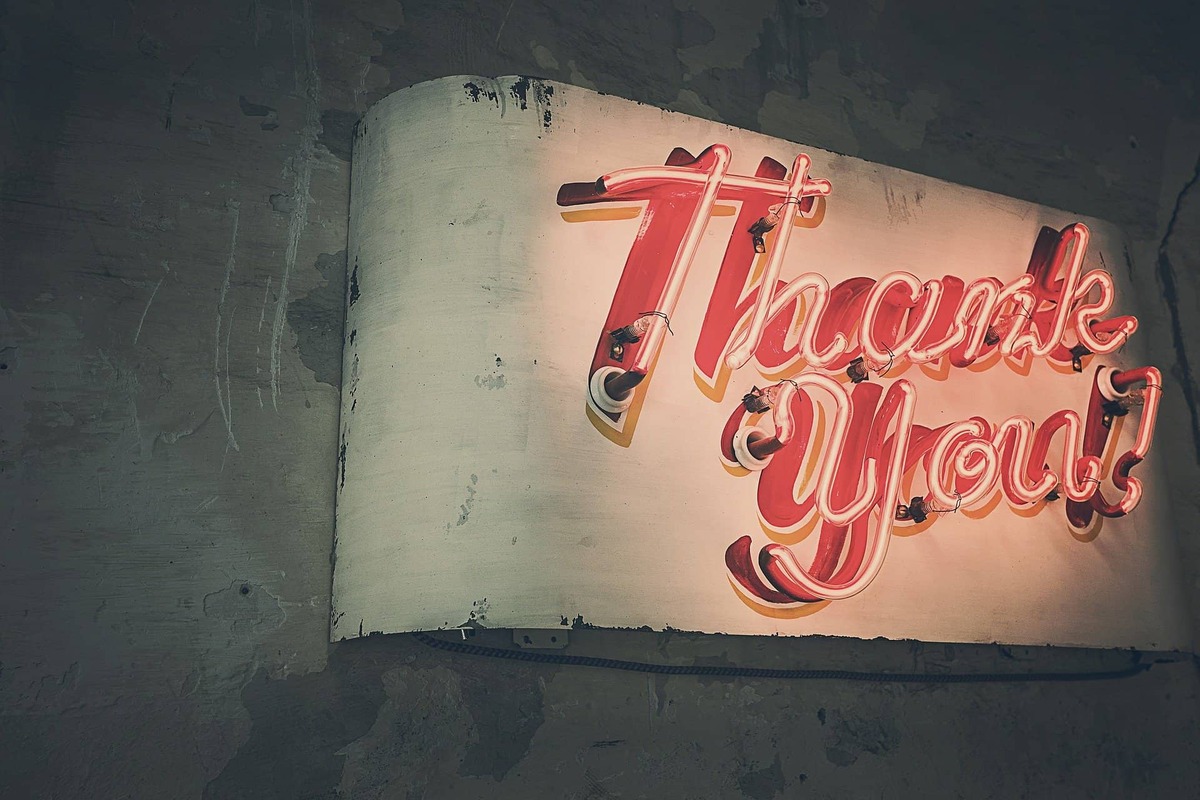 Email templates: Thank you emails