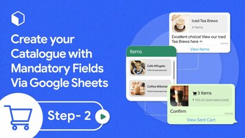 Step 2: Create your Catalogue with Mandatory Fields via Google Sheets (WhatsApp Catalogue)