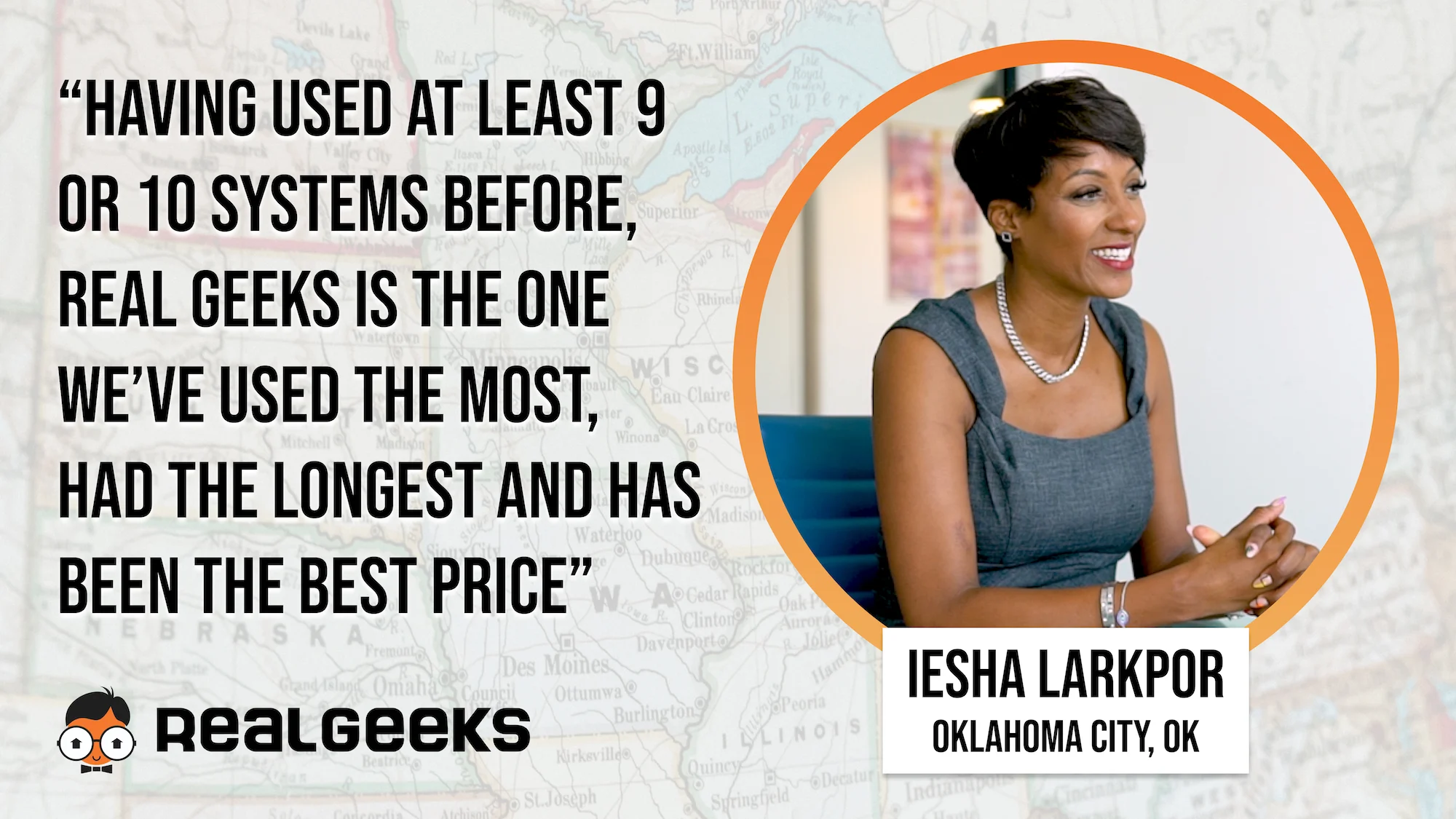 Real Geeks Reviews: Iesha Larkpor - Thunder Team Realty