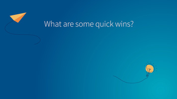 DB on DB: Quick Wins