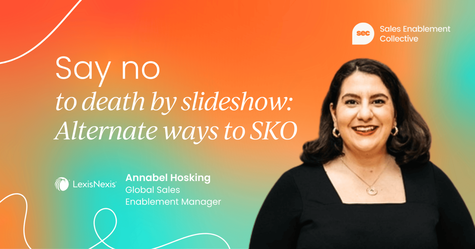 Say no to death by slideshow: Alternate ways to SKO