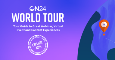 ON24 World Tour: Virtual Event Ideas, Inspiration and Examples | ON24 Blog