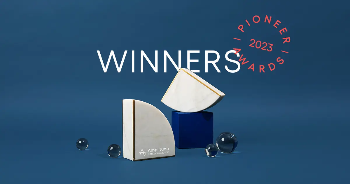 Congratulating the 2023 Amplitude Pioneer Award Winners