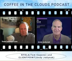 Coffee in the Clouds Podcast - Tom Capone Interviews Andy Jedynak - Transforming Business Relationships with ClientPoint