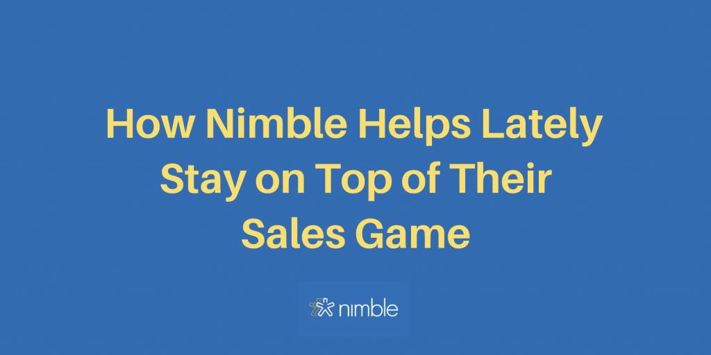How to Use Nimble CRM to Spend Less Time on Data Entry