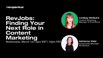 RevJobs | Finding Your Next Role In Content Marketing