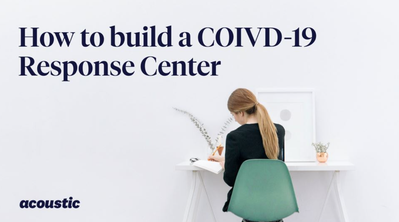 How to build a COVID-19 Response Center