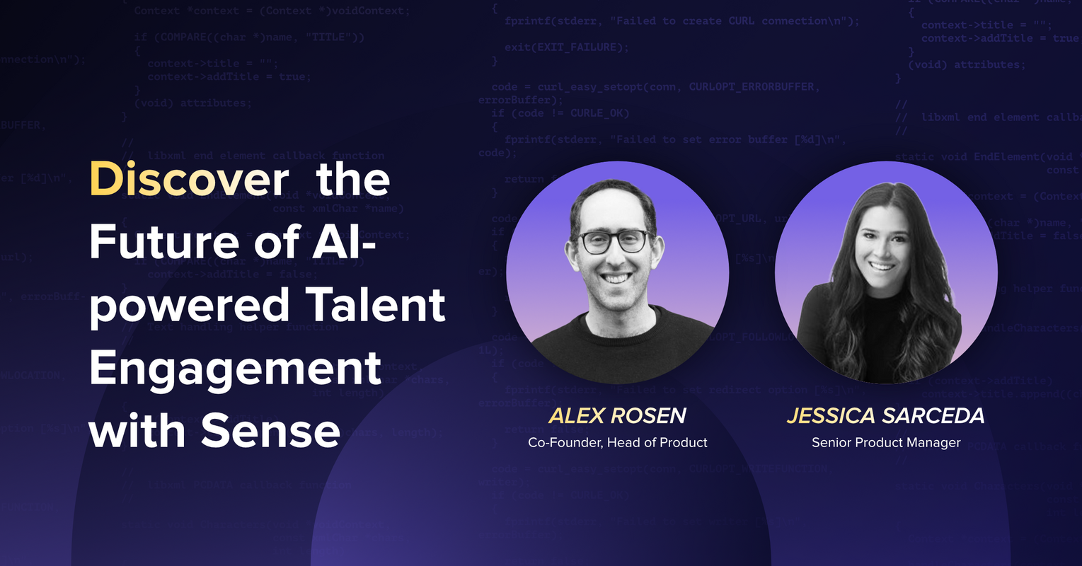 Discover the Future of AI-powered Talent Engagement with Sense