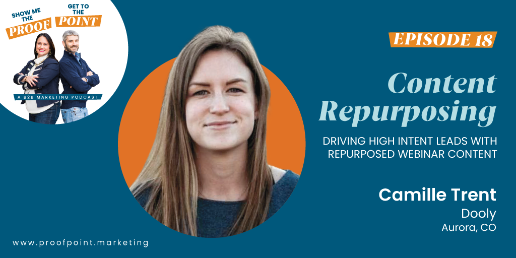 Camille Trent - Driving High Intent Leads With Repurposed Webinar Content