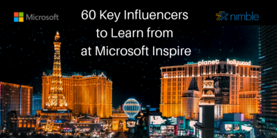 Top 60 Influencers to Connect with at #MSInspire 2019