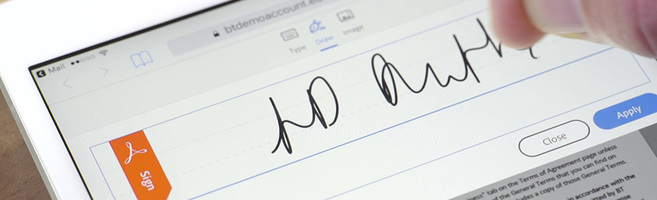 BT improves contract process for customers and employees