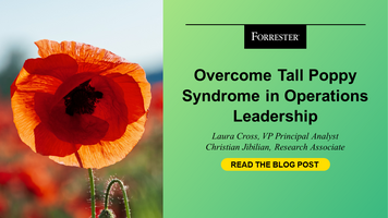 Overcome Tall Poppy Syndrome In Operations Leadership